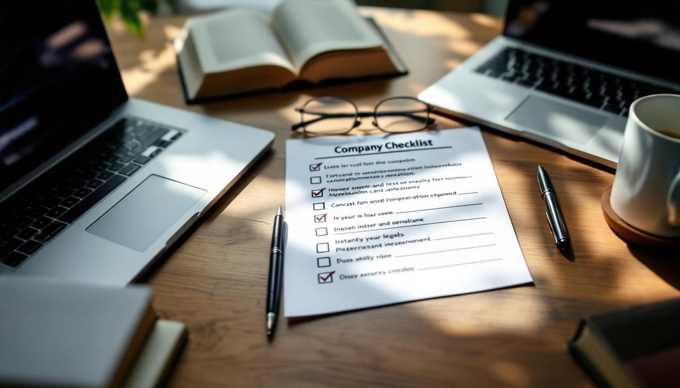Création de société : le checklist juridique indispensable
